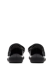Charol negro - Clarks Younger Girls Etch Pure School Shoes - Imagen 3 de 3