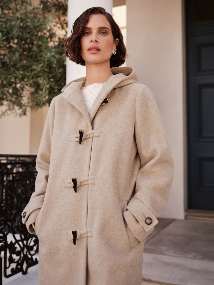 Love & Roses Camel Duffle Coat - Image 2 of 4