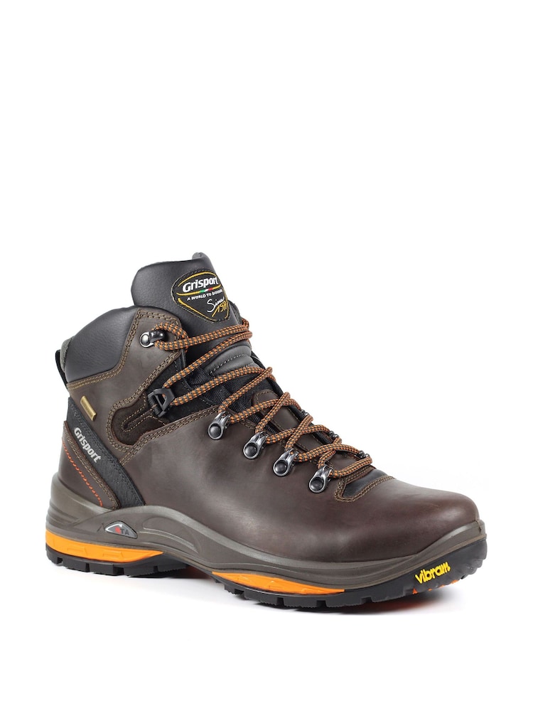 Grisport Mens Saracen Waterproof and Breathable Hiking Brown Boots - Image 2 of 10