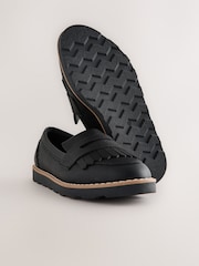 Black Standard Fit (F) School Loafers - Image 3 of 5