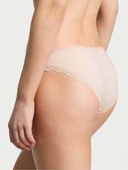Victoria's Secret Marzipan Nude Lace Trim Bikini Knickers - Image 2 of 2
