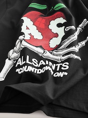 smALLSAINTS Black/Tempter Boys Oversized Graphic Crew T-Shirt - Image 3 of 4