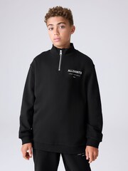 smALLSAINTS Underground Oversized Half Zipped Sweatshirt - Imagen 1 de 10