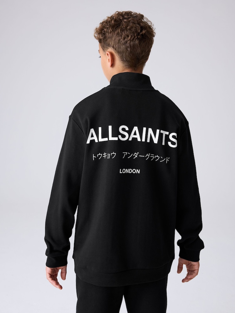 smALLSAINTS Underground Oversized Half Zipped Sweatshirt - Imagen 2 de 10