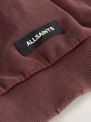 smALLSAINTS Chestnut Brown Logo Distressed Oversized Pullover Hoodie - Image 10 of 10