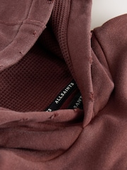 smALLSAINTS Chestnut Brown Logo Distressed Oversized Pullover Hoodie - Image 9 of 10