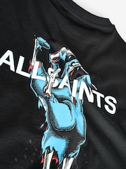smALLSAINTS Black/Undergang Boys Oversized Graphic Crew T-Shirt - Image 6 of 7