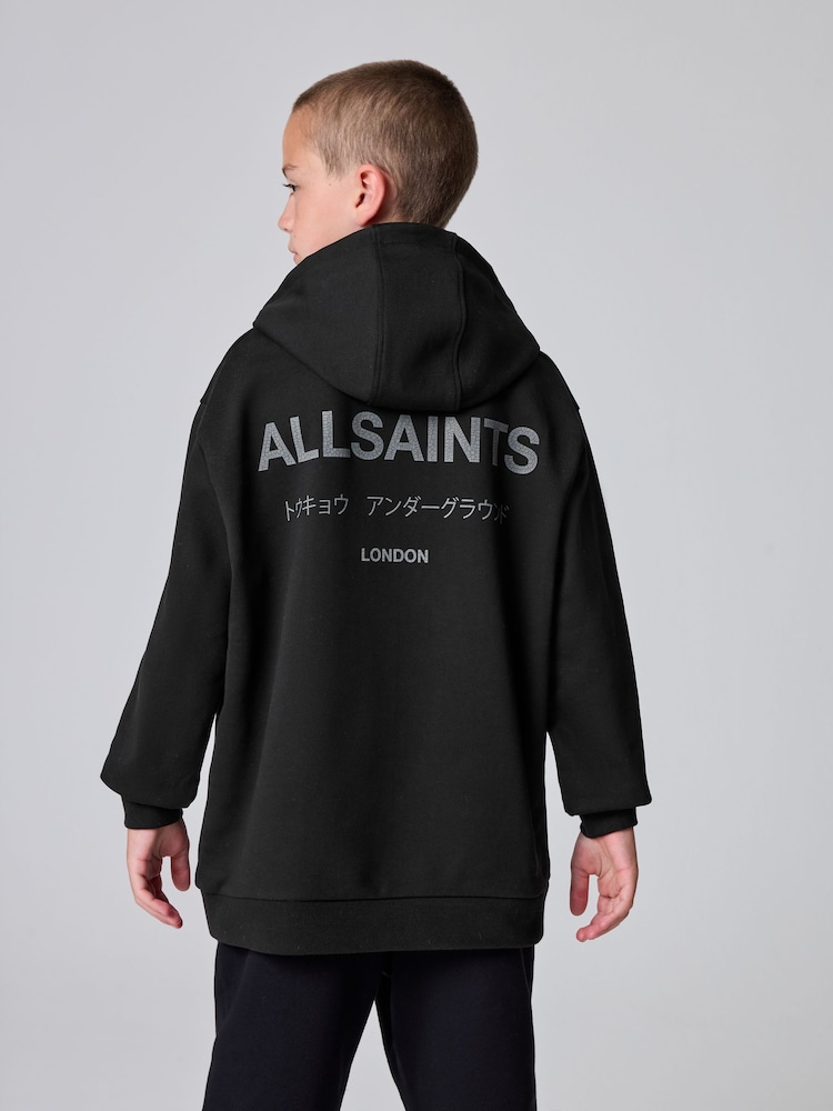 Acheter Noir chrome - Sweat-shirt à capuche imprimé graphique Lyle & Scott Ship Insignia from Next Canada