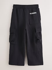 smALLSAINTS Black Underground Wide Leg Cargo Sweatpants - Image 2 of 5