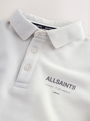 smALLSAINTS Light Grey Underground Oversized Sweat Polo Shirt - Image 3 of 4