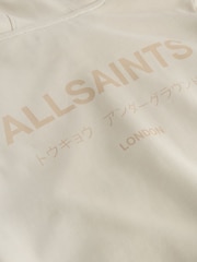 smALLSAINTS Beige Oversized Underground Pullover Hoodie - Image 12 of 12