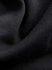 smALLSAINTS Black Underground Oversized Sweat Polo Shirt - Image 3 of 7