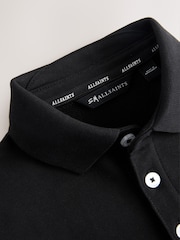 smALLSAINTS Black Underground Oversized Sweat Polo Shirt - Image 7 of 7