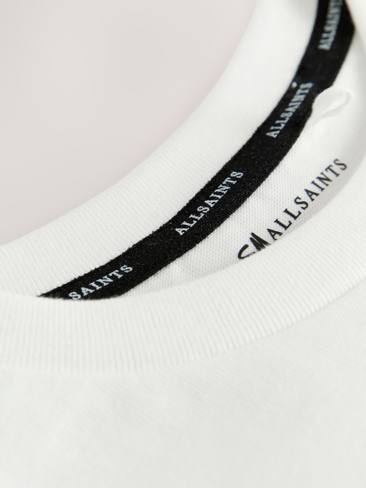 smALLSAINTS White/Camo Oversized Underground Crew Cotton T-Shirt - Image 10 of 10