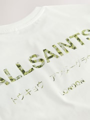 smALLSAINTS White/Camo Oversized Underground Crew Cotton T-Shirt - Image 9 of 10