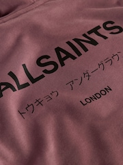 smALLSAINTS Chestnut Brown Oversized Underground Pullover Hoodie - Image 10 of 10