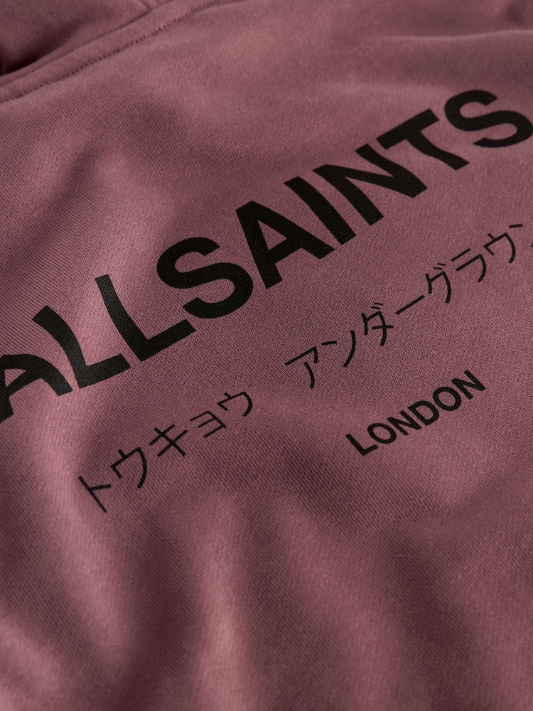 smALLSAINTS Chestnut Brown Oversized Underground Pullover Hoodie - Image 10 of 10