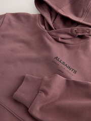 smALLSAINTS Chestnut Brown Oversized Underground Pullover Hoodie - Image 9 of 10