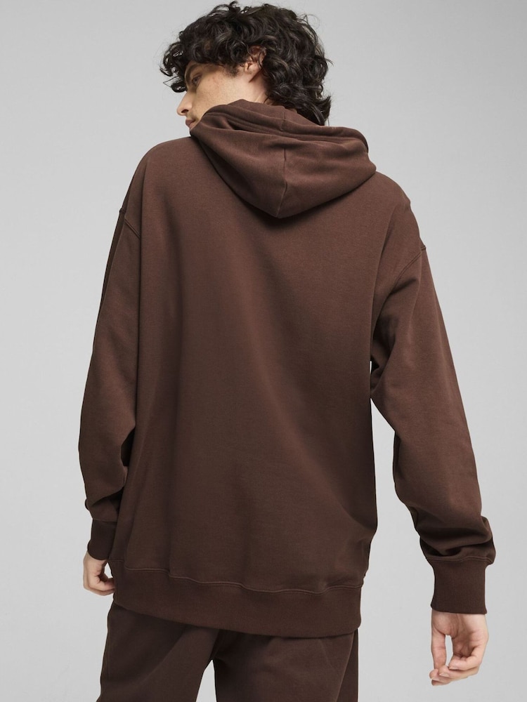 Puma Brown Unisex Better Classics Hoodie - Image 2 of 3