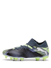 Puma Grey Womens FUTURE 7 MATCH FG/AG Football Boots - Image 2 of 6
