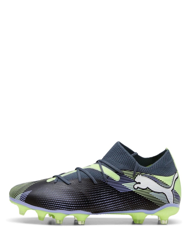 Puma Grey Womens FUTURE 7 MATCH FG/AG Football Boots - Image 2 of 6