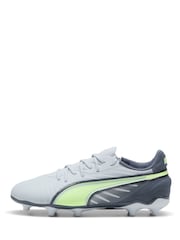 Puma Blue Youth Boys KING MATCH FG/AG Football Boots - Image 2 of 6