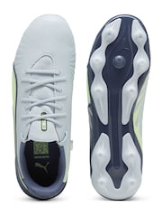 Puma Blue Youth Boys KING MATCH FG/AG Football Boots - Image 4 of 6