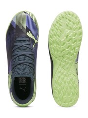 Puma Grey Youth Boys FUTURE 7 PLAY TT Football Boots - Image 4 of 6