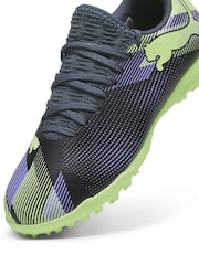Puma Grey Youth Boys FUTURE 7 PLAY TT Football Boots - Image 5 of 6