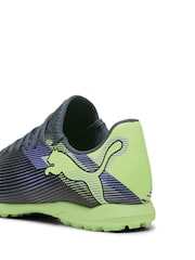 Puma Grey Youth Boys FUTURE 7 PLAY TT Football Boots - Image 6 of 6