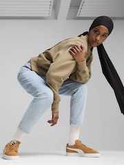 Puma Brown Suede Classic Sneakers - Image 2 of 6