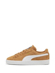 Puma Brown Suede Classic Sneakers - Image 4 of 6
