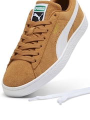 Puma Brown Suede Classic Sneakers - Image 6 of 6