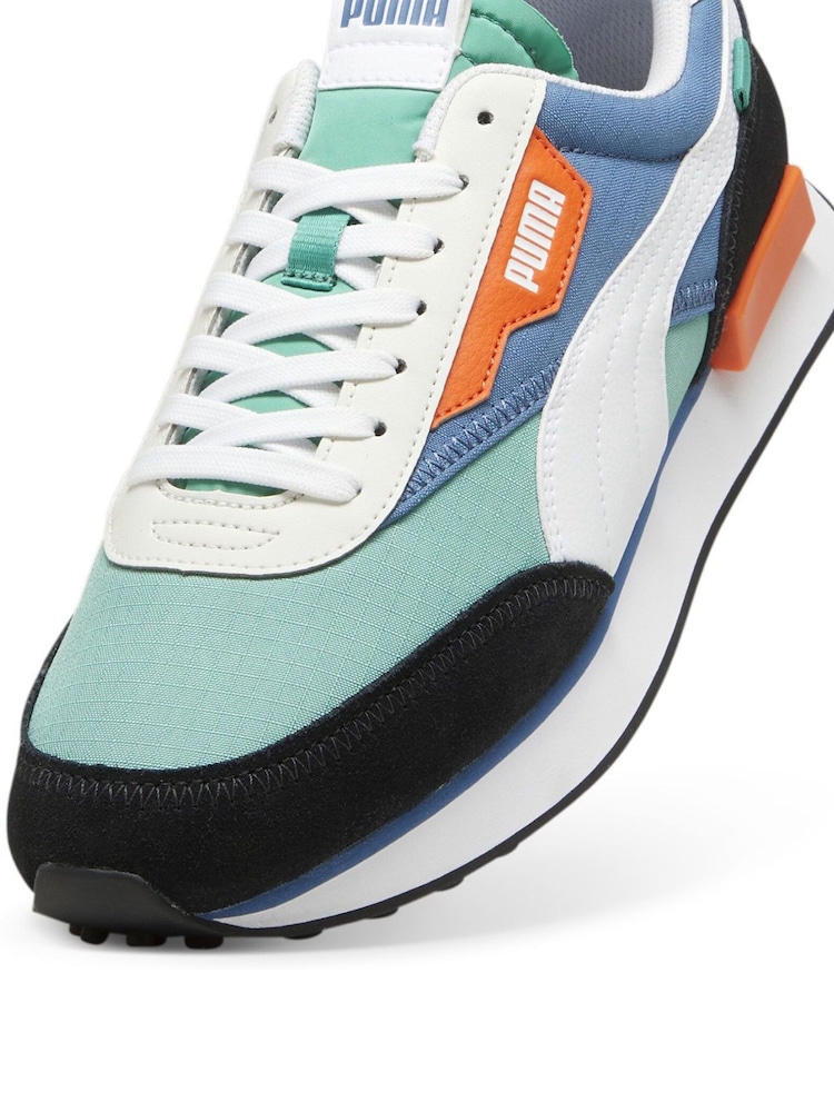 Puma Green Light Mens Future Rider Play On Sneakers - Image 6 of 6