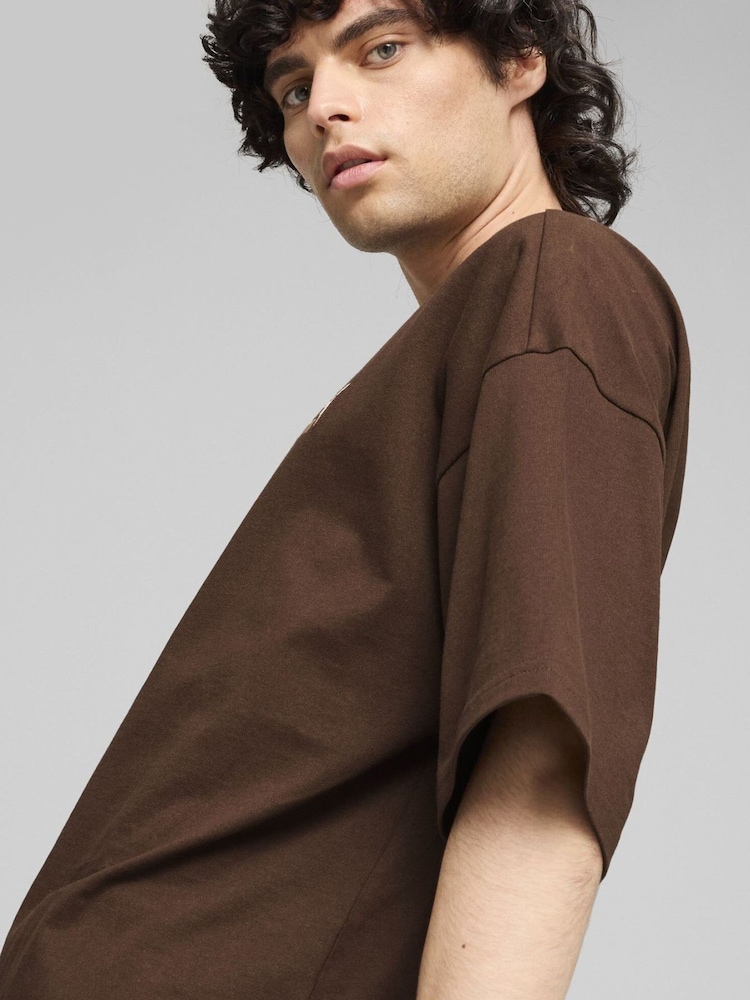 Puma Brown Unisex Better Classics Top - Image 3 of 3 Puma Brown Unisex Better Classics Top - Image 3 of 3
