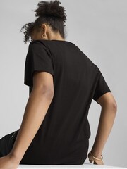 Puma Black Womens Her Graphic T-Shirt - Image 2 of 5