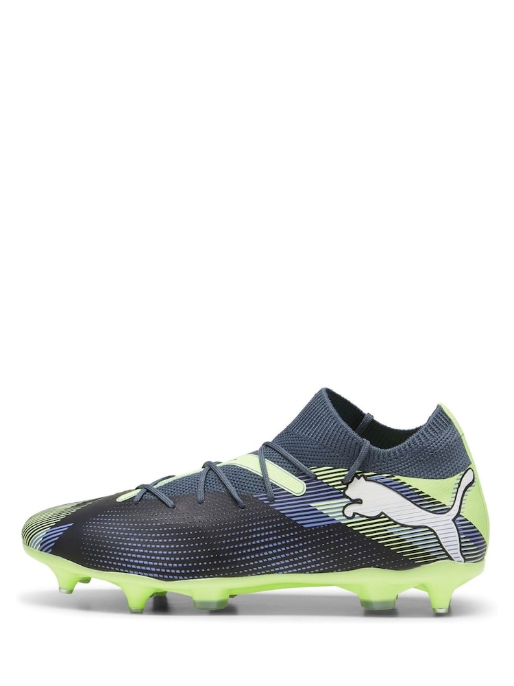 Puma Grey Mens FUTURE 7 MATCH MxSG Football Boots - Image 2 of 5