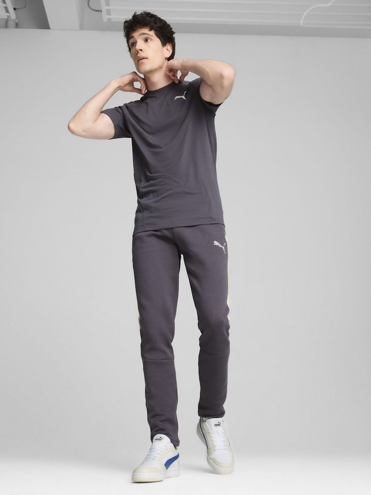Puma Grey Mens Evostripe T-Shirt - Image 1 of 3