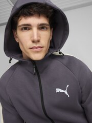 Puma Grey Chrome Mens Evostripe Full Zip Hoodie - Image 5 of 5