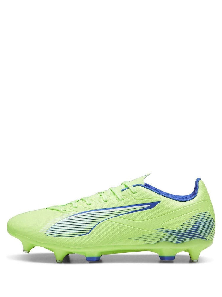 Puma Yellow Mens ULTRA 5 PLAY MxSG Football Boots - Image 2 of 6