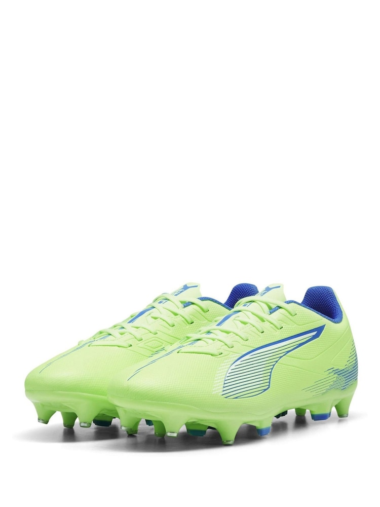 Puma Yellow Mens ULTRA 5 PLAY MxSG Football Boots - Image 3 of 6