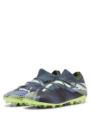 Puma Grey Mens FUTURE 7 MATCH MG Football Boots - Image 3 of 6