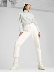 Puma Grey Womens Her High Neck Crew Top - Image 3 of 5