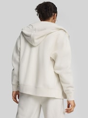 Puma Cream Womens HER Full-Zip Hoodie - Image 2 of 7