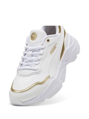 Белый - Женские кроссовки с принтом роз металлик Puma Cassia Dream - Изображение 6 из 6