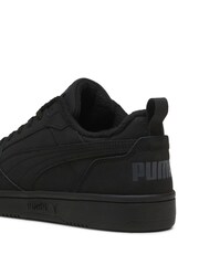Puma Black Rebound V6 Low Nubuck Sneakers - Image 4 of 6