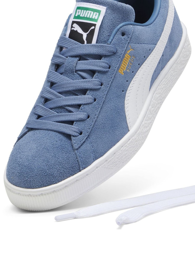 Puma Light Blue Suede Classic Sneakers - Image 6 of 6
