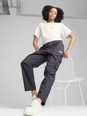 Puma Grey Womens Her Graphic T-Shirt - Image 3 of 5