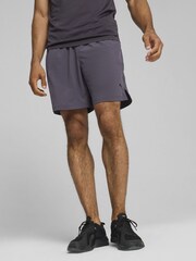 Puma Grey Mens ENERGY 7-Stretch Woven Shorts - Image 3 of 6