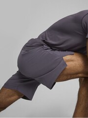 Puma Grey Mens ENERGY 7-Stretch Woven Shorts - Image 5 of 6
